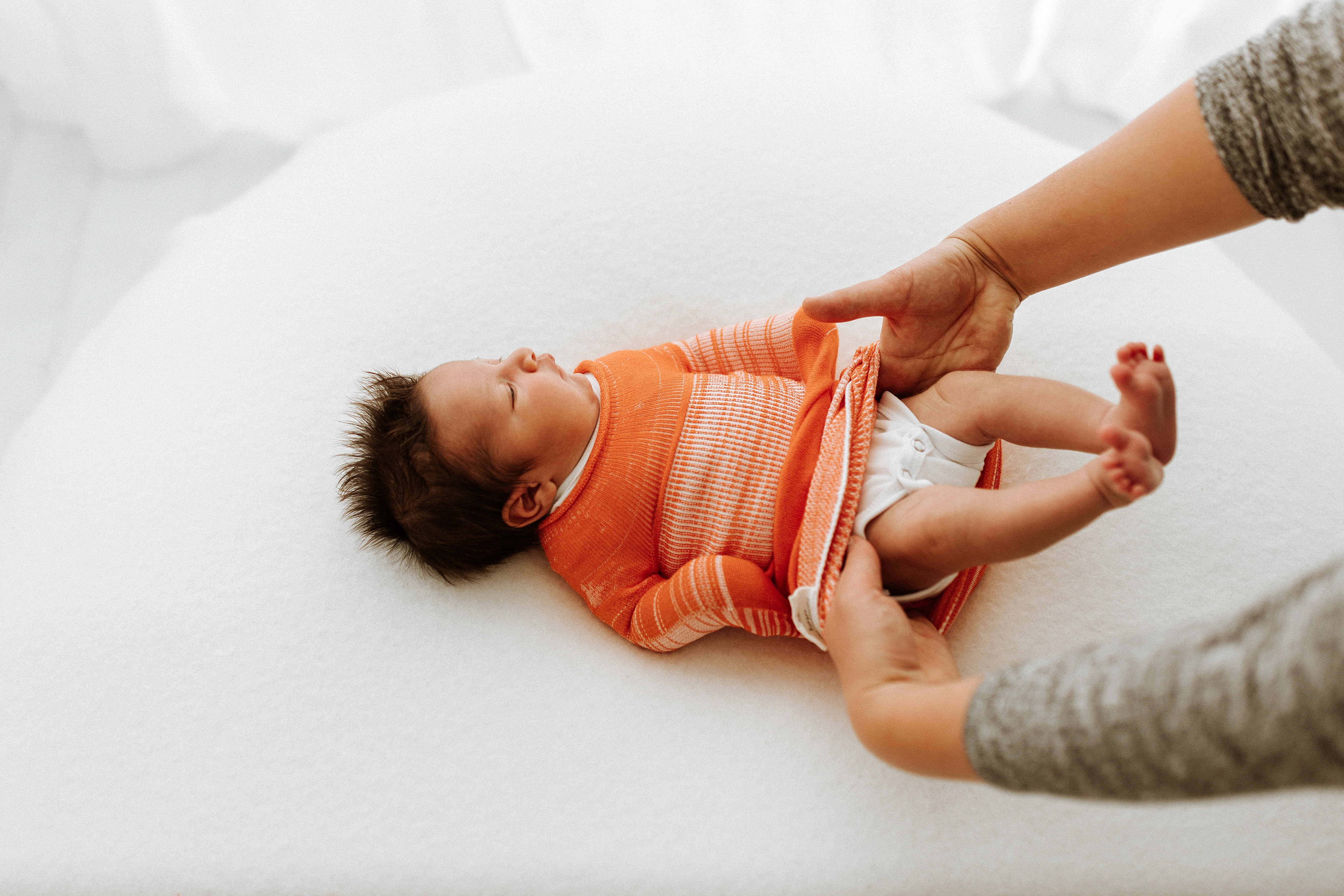 Orange Swaddle Sleep Sack - Image 4